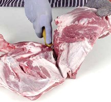 Diced Shoulder 90% VL Meat Cut Spec Step 4